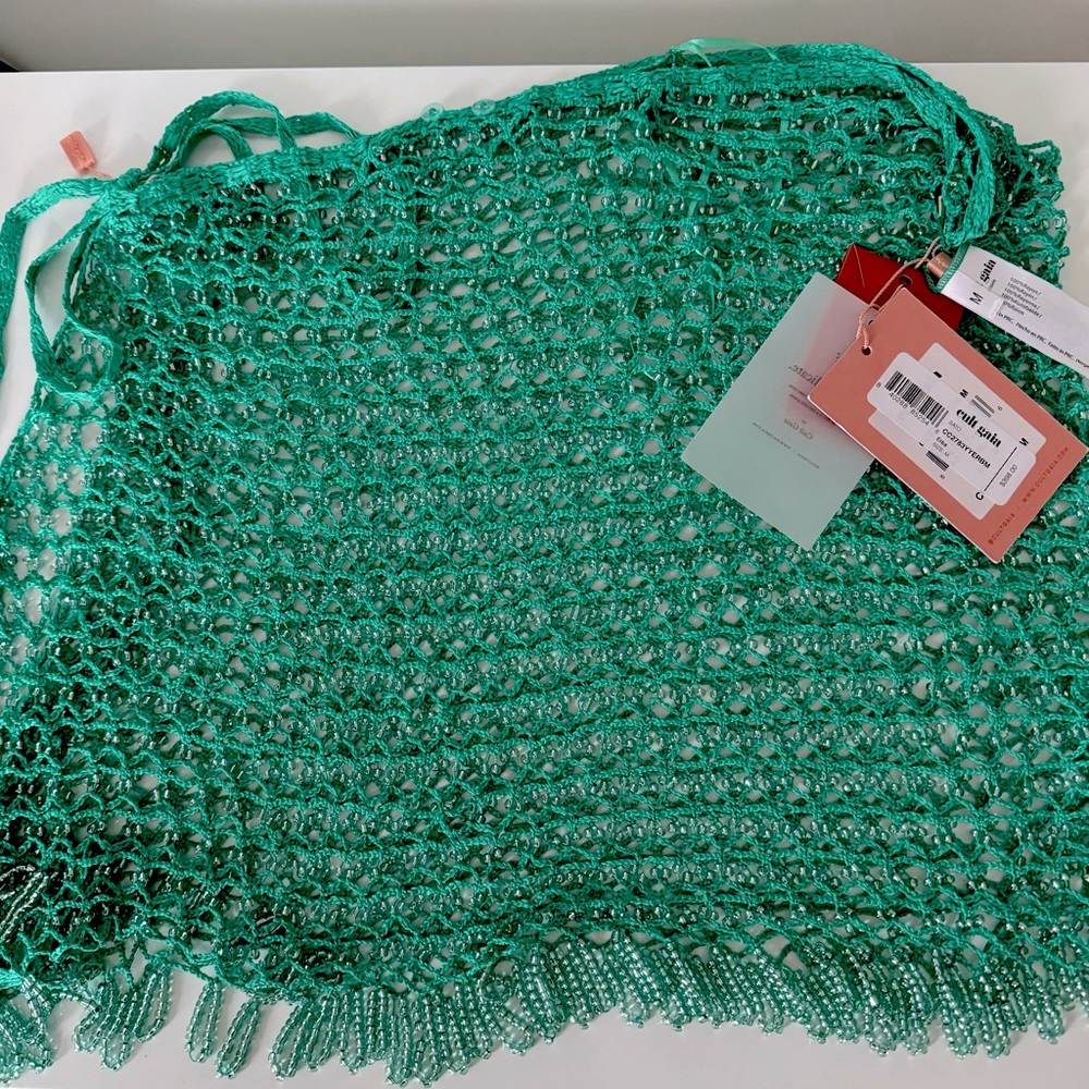 Cult Gaia Sato Beaded Crochet Skirt - Picture 2 of 9